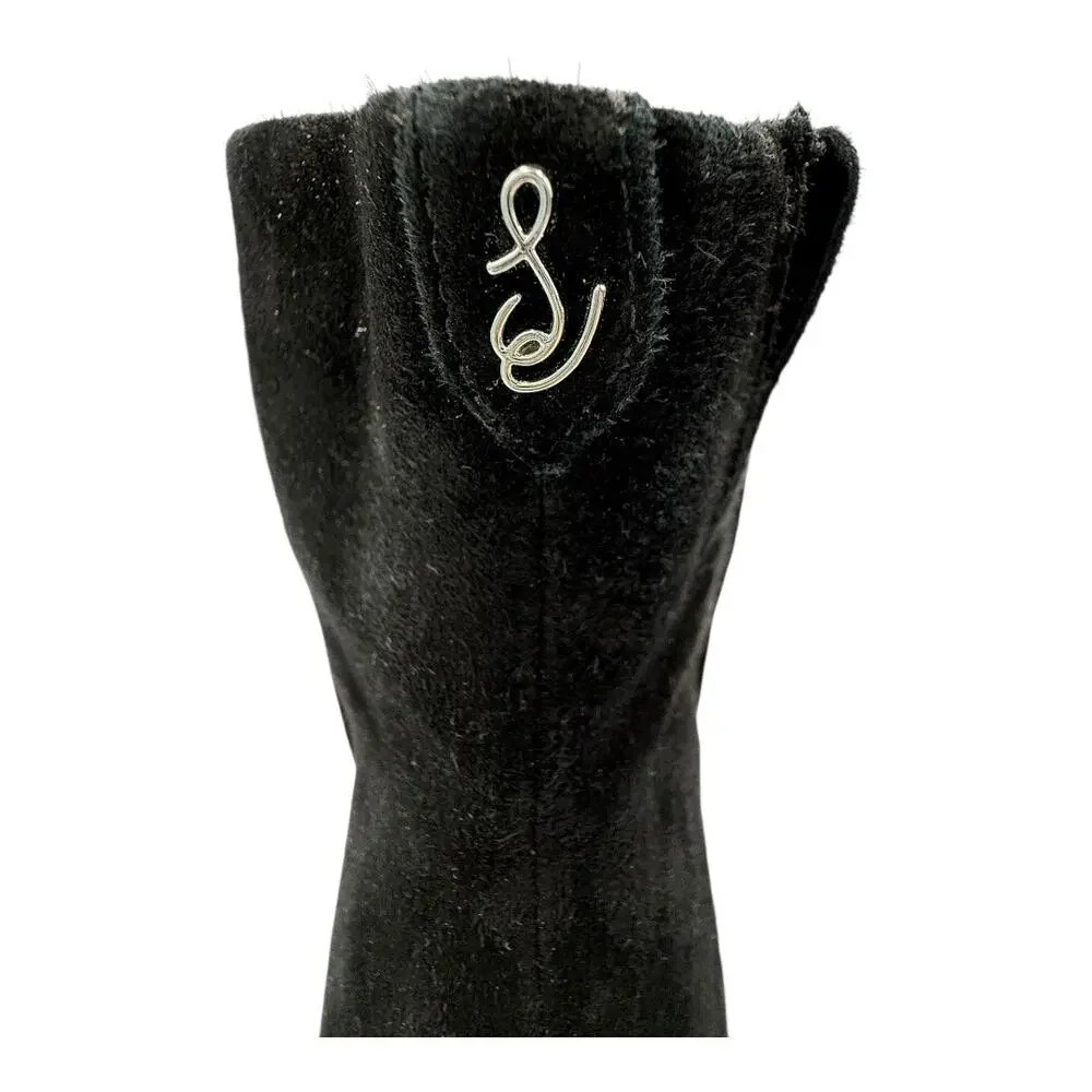 NWT No Box Sam Edelman Ulissa
Luster Jeweled Ankle
Booties Black Suede SZ 7.5 - Picture 4 of 7